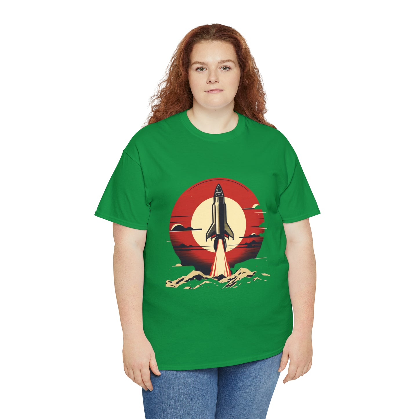 Sunset Launch Unisex Heavy Cotton T-Shirt