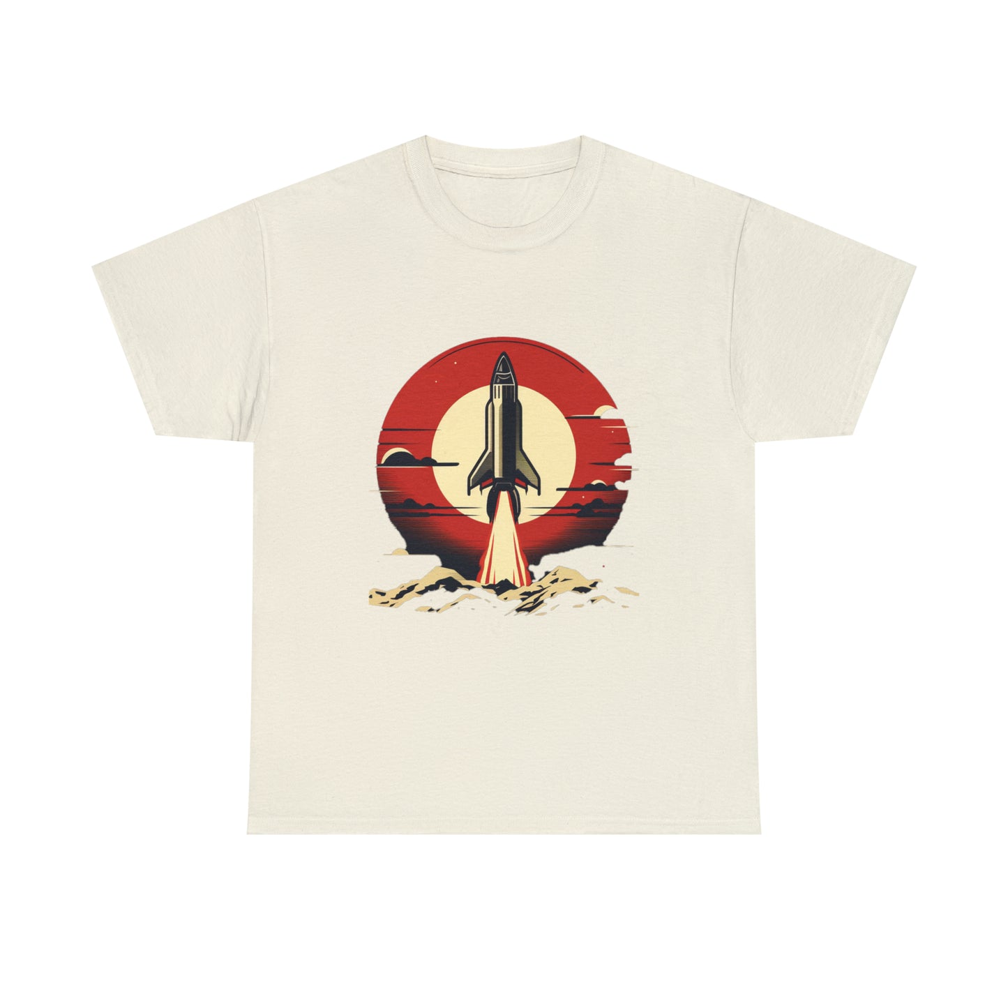 Sunset Launch Unisex Heavy Cotton T-Shirt