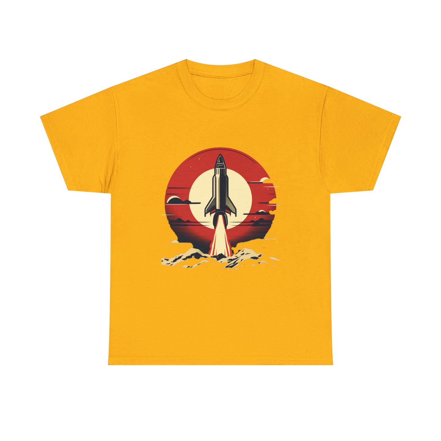 Sunset Launch Unisex Heavy Cotton T-Shirt