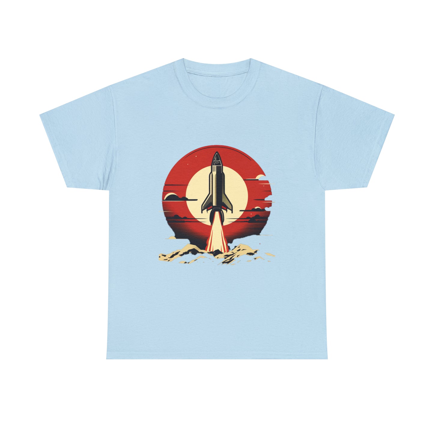 Sunset Launch Unisex Heavy Cotton T-Shirt