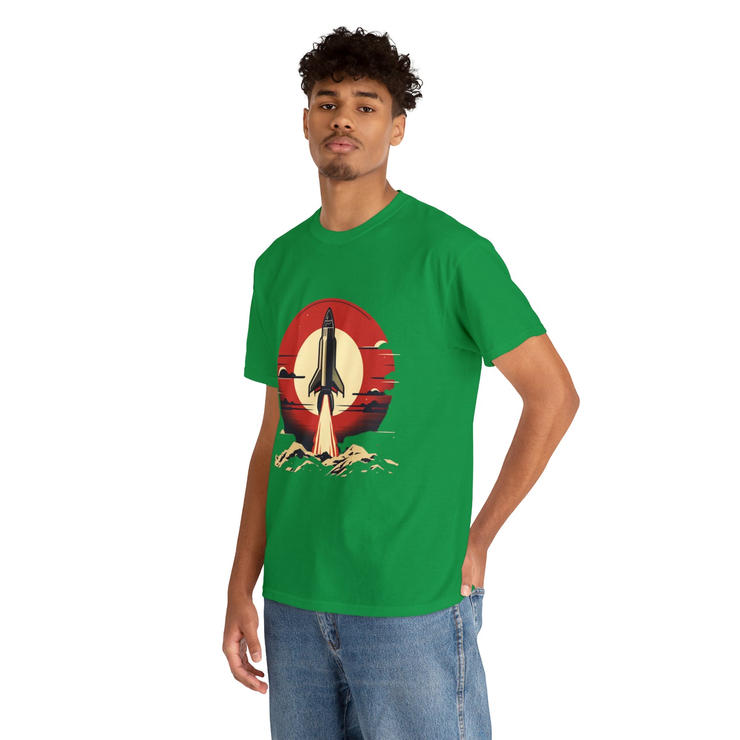Sunset Launch Unisex Heavy Cotton T-Shirt