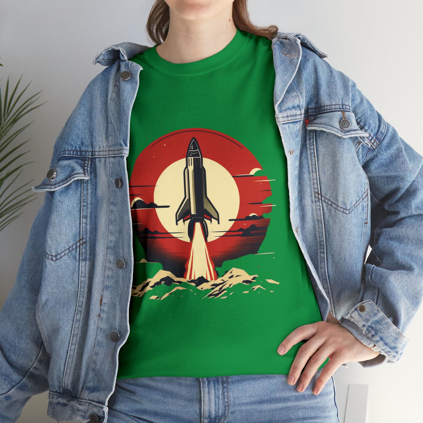 Sunset Launch Unisex Heavy Cotton T-Shirt
