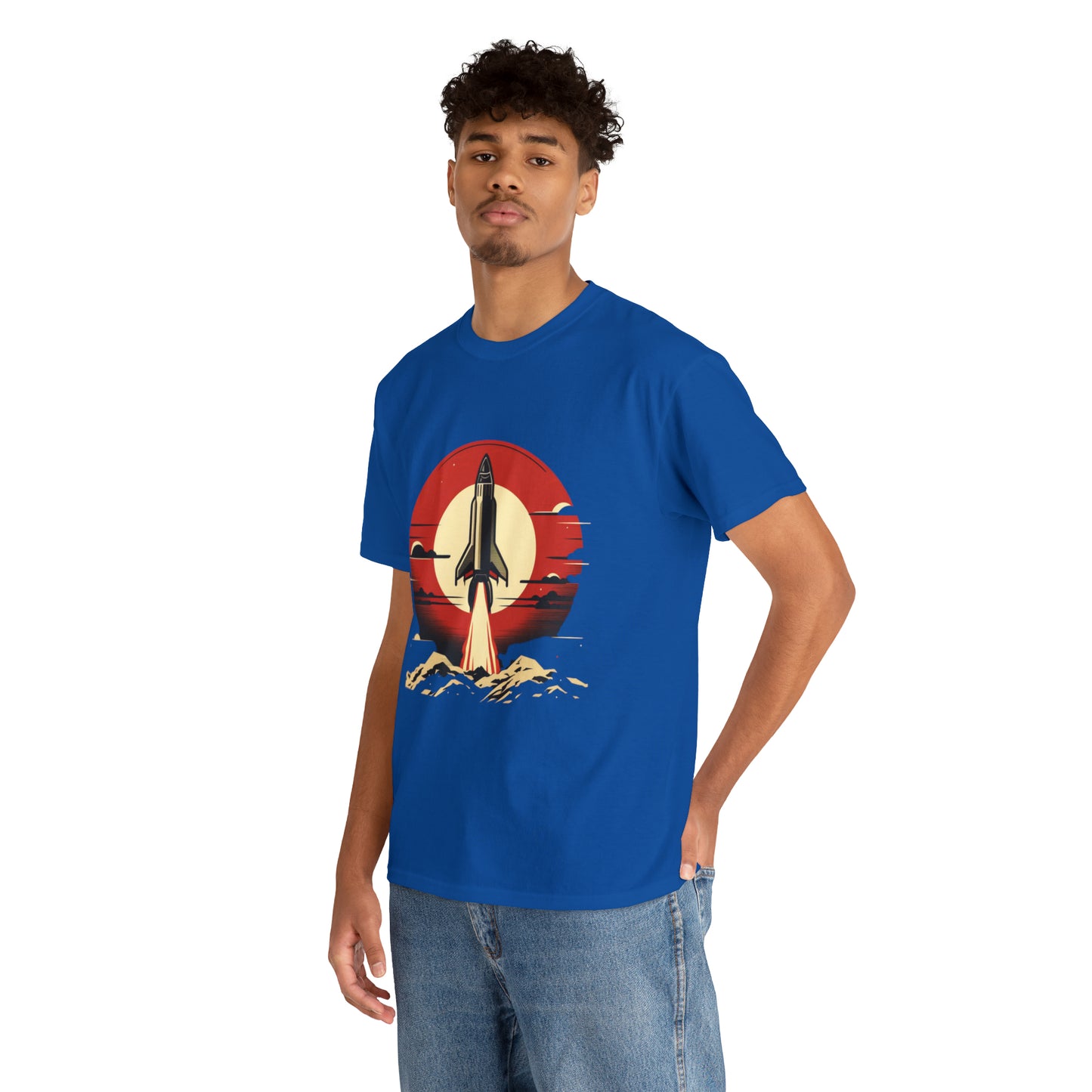 Sunset Launch Unisex Heavy Cotton T-Shirt