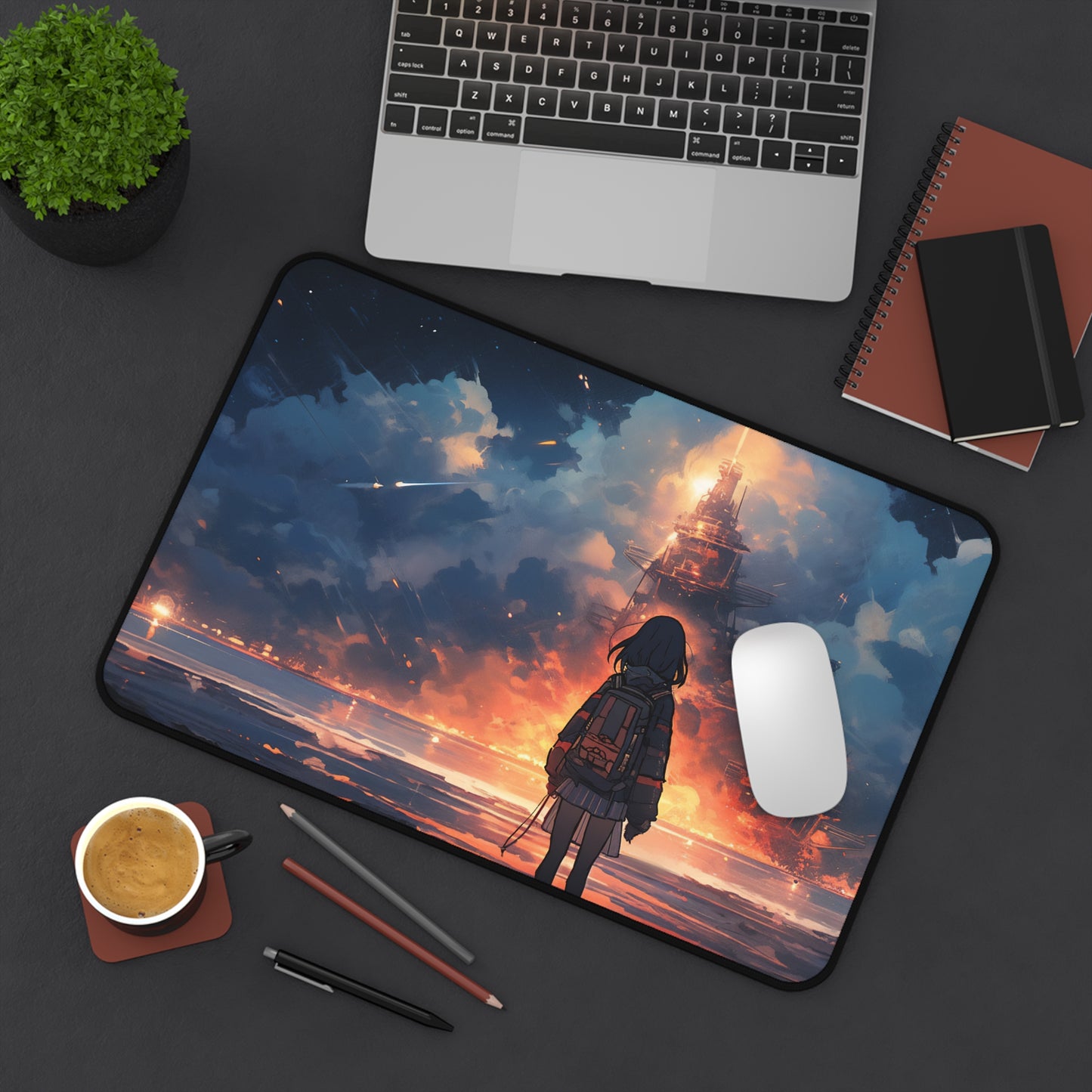 Launch Girl Desk Mat