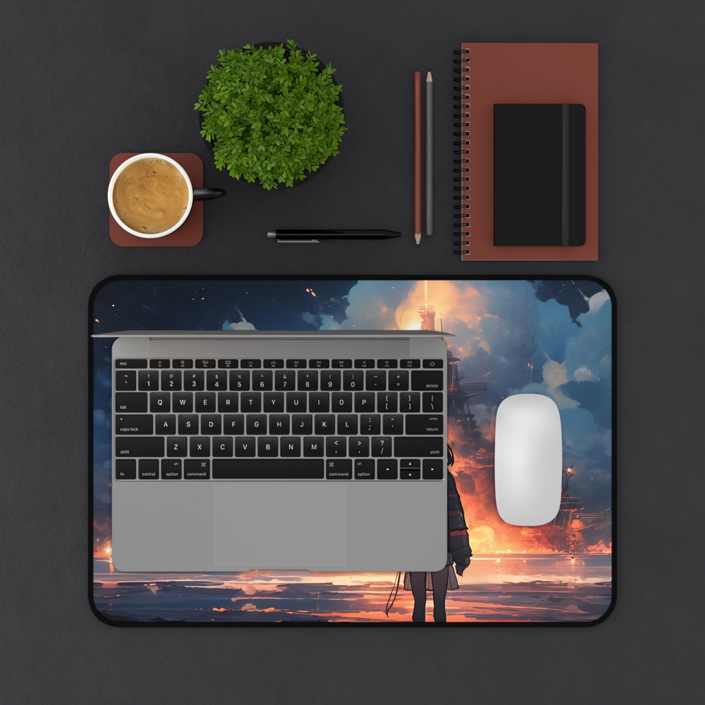 Launch Girl Desk Mat