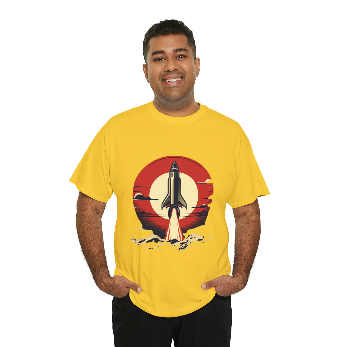 Sunset Launch Unisex Heavy Cotton T-Shirt