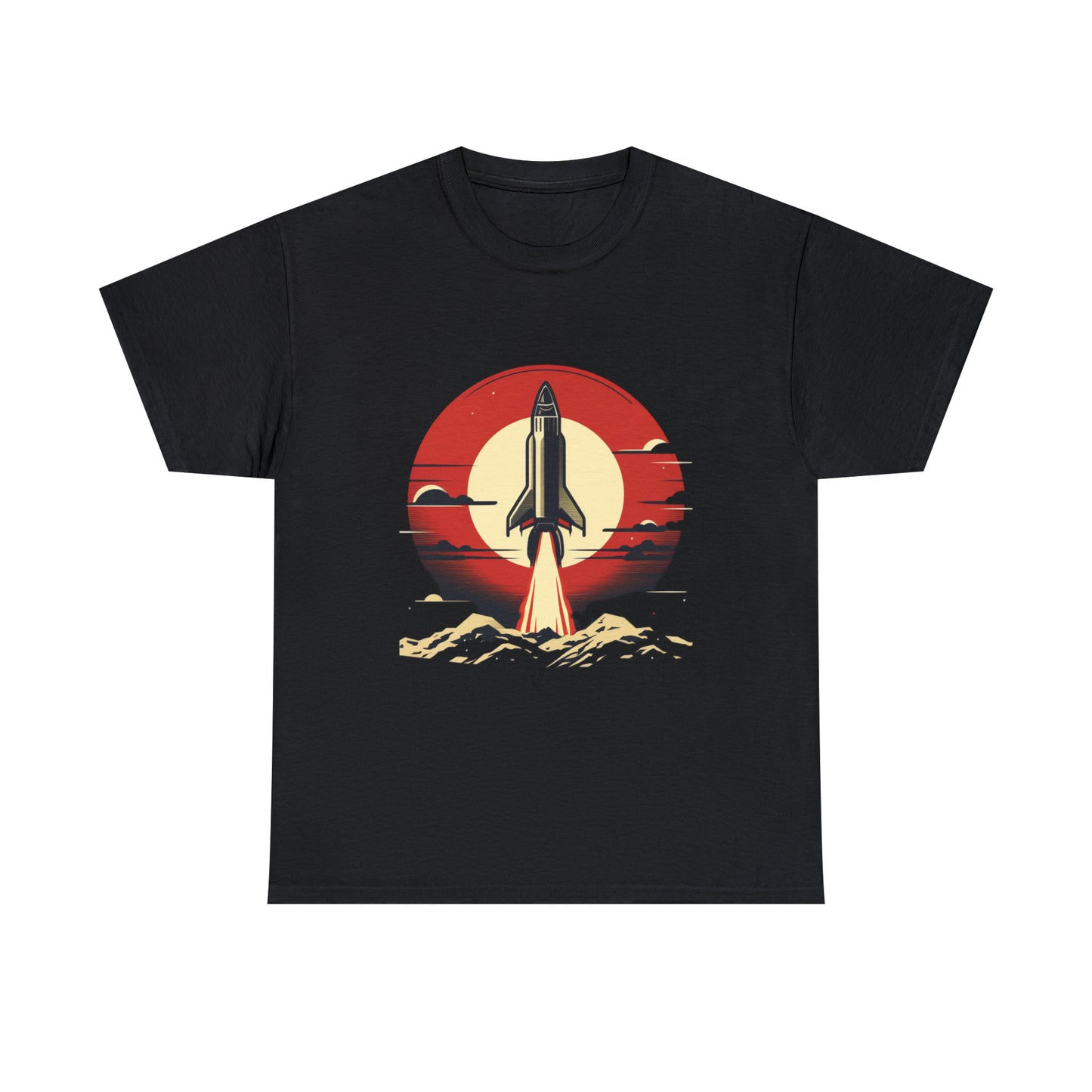 Sunset Launch Unisex Heavy Cotton T-Shirt