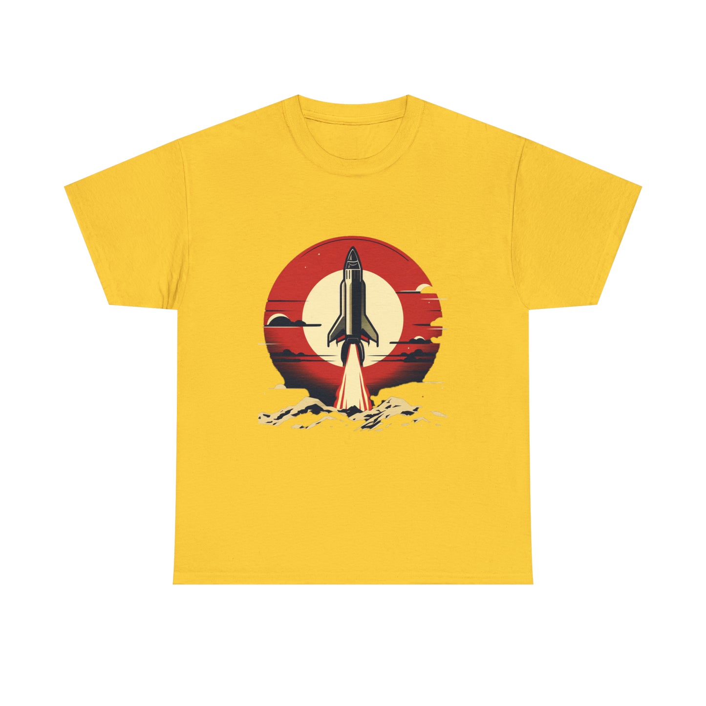 Sunset Launch Unisex Heavy Cotton T-Shirt