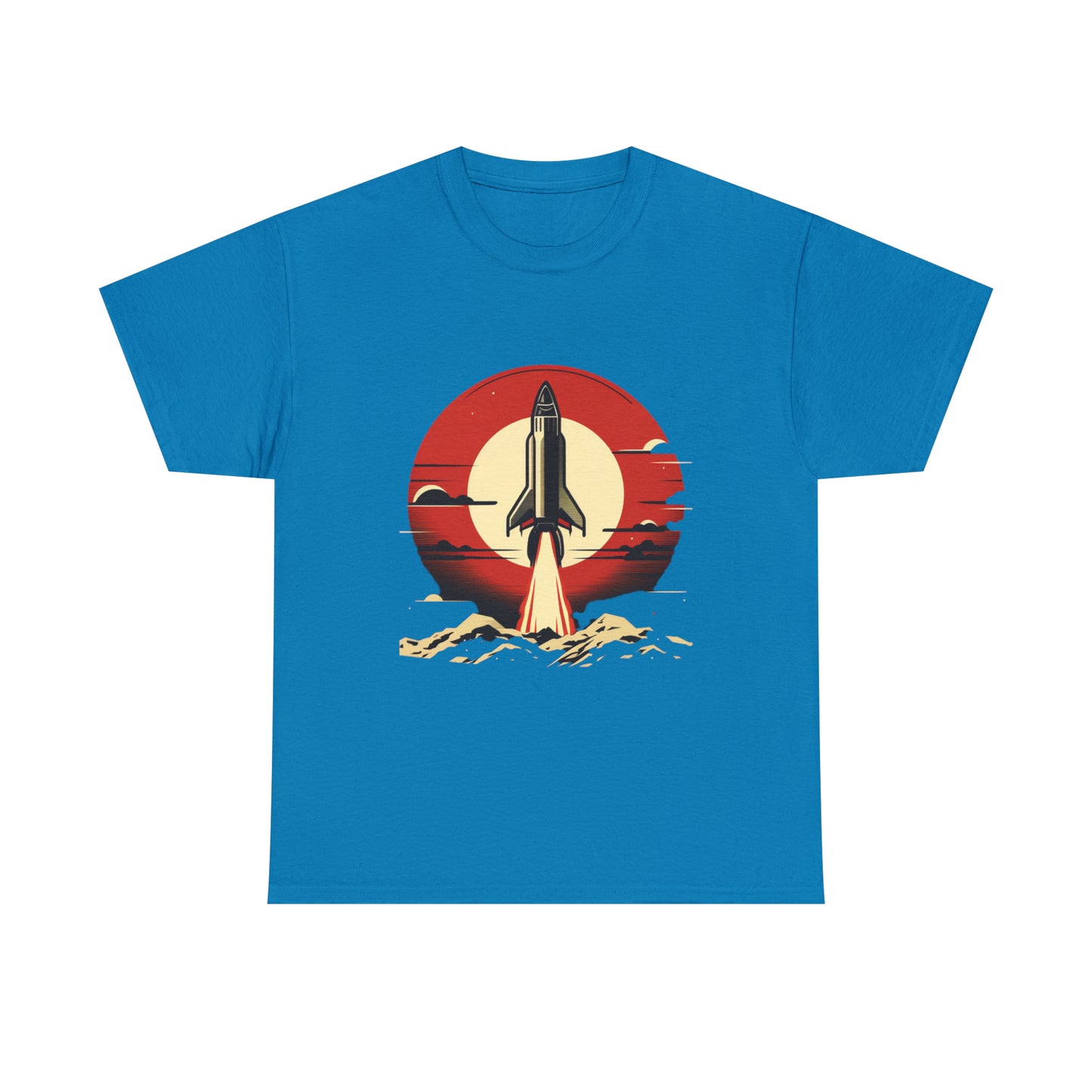 Sunset Launch Unisex Heavy Cotton T-Shirt