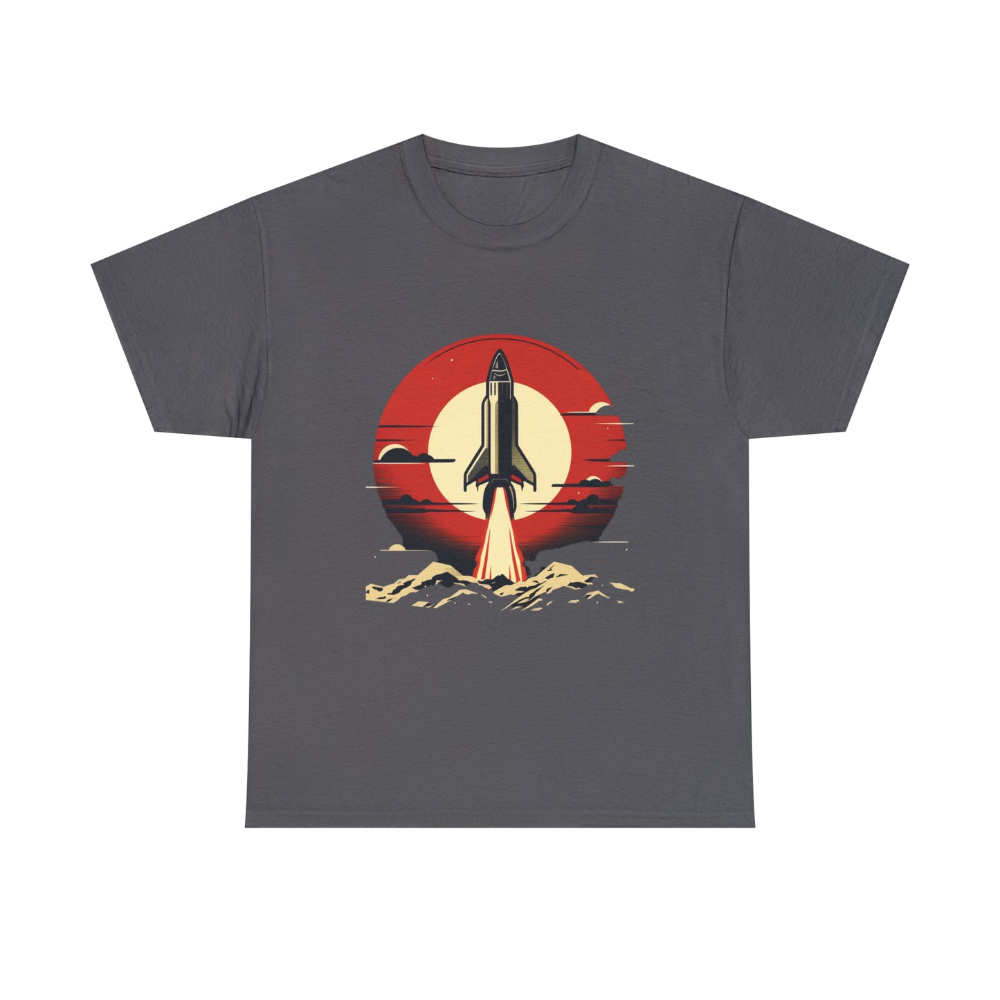 Sunset Launch Unisex Heavy Cotton T-Shirt