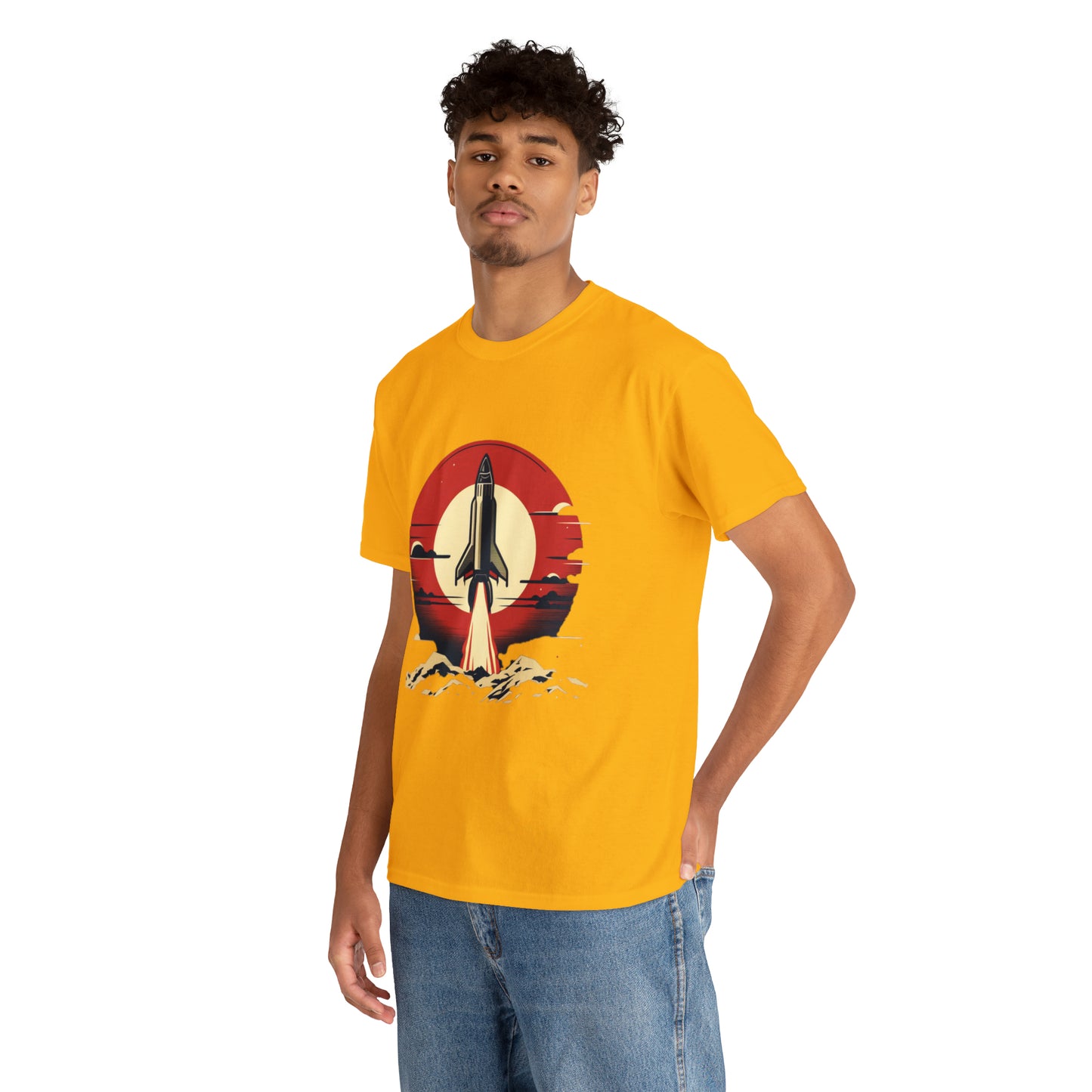Sunset Launch Unisex Heavy Cotton T-Shirt