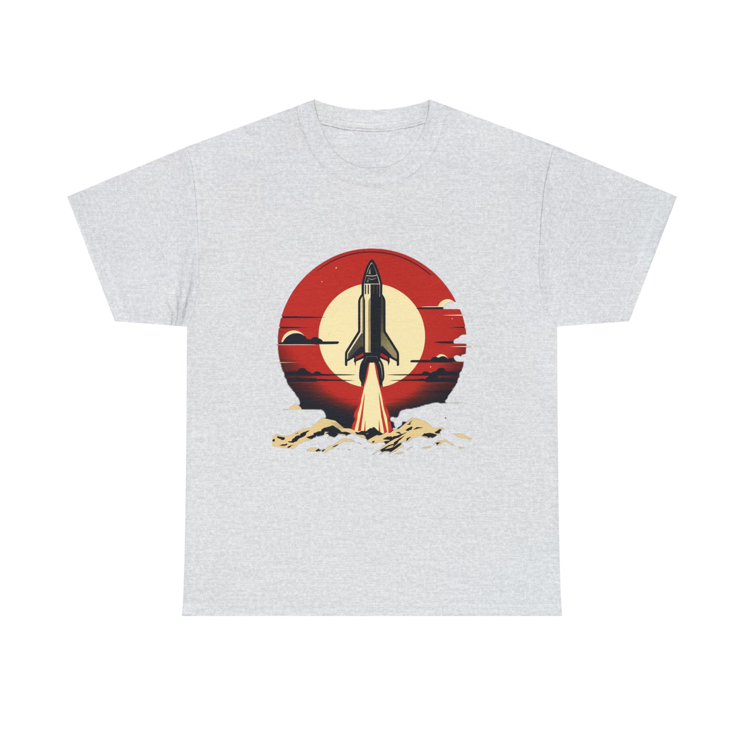 Sunset Launch Unisex Heavy Cotton T-Shirt