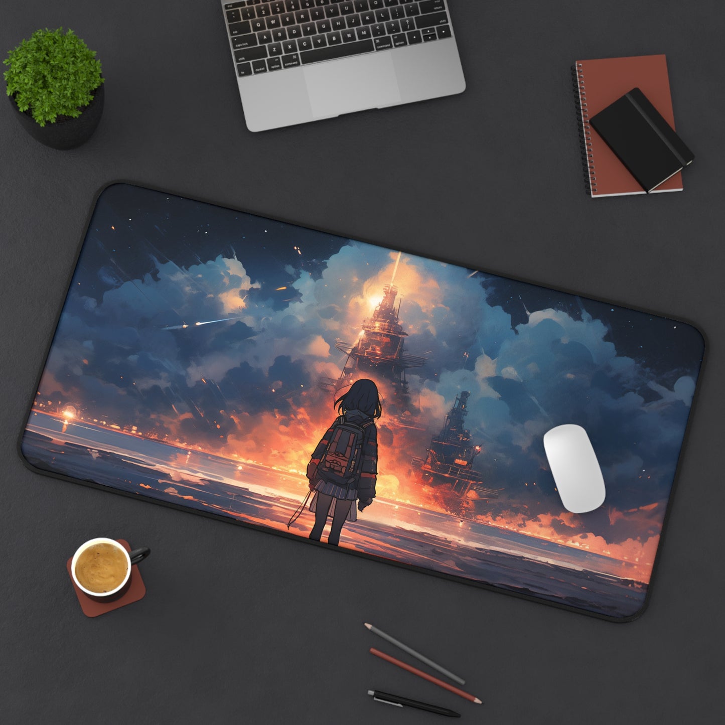 Launch Girl Desk Mat