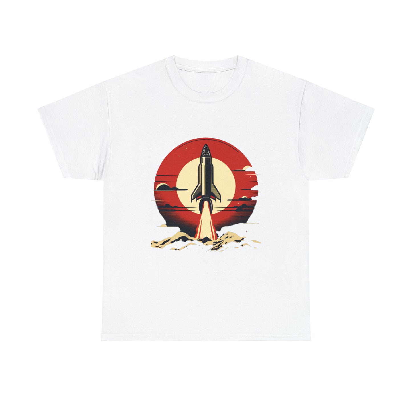 Sunset Launch Unisex Heavy Cotton T-Shirt