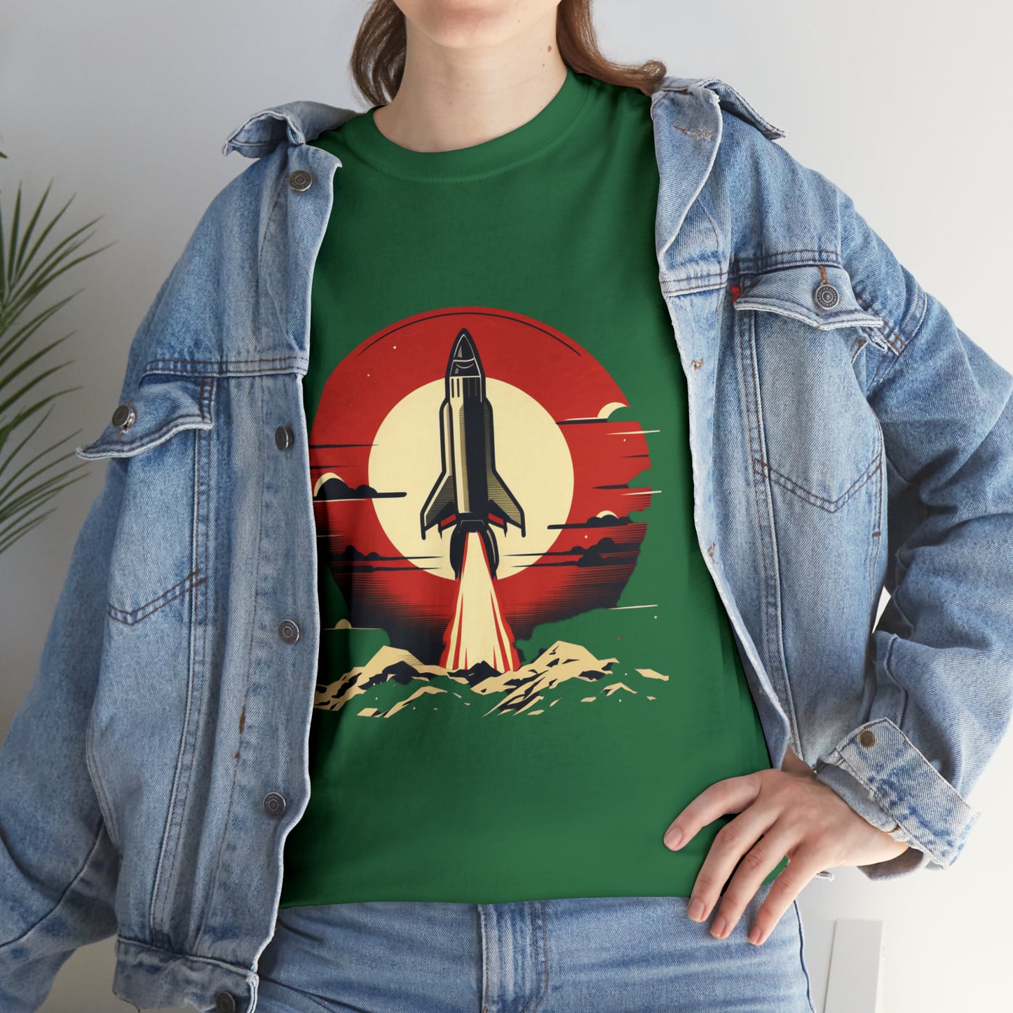Sunset Launch Unisex Heavy Cotton T-Shirt