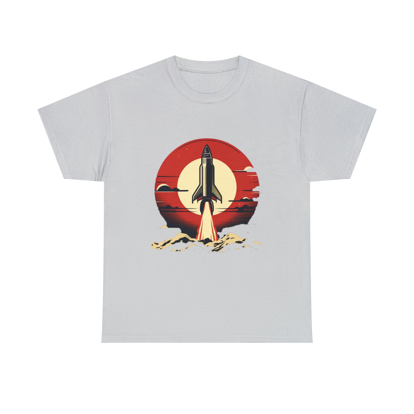 Sunset Launch Unisex Heavy Cotton T-Shirt